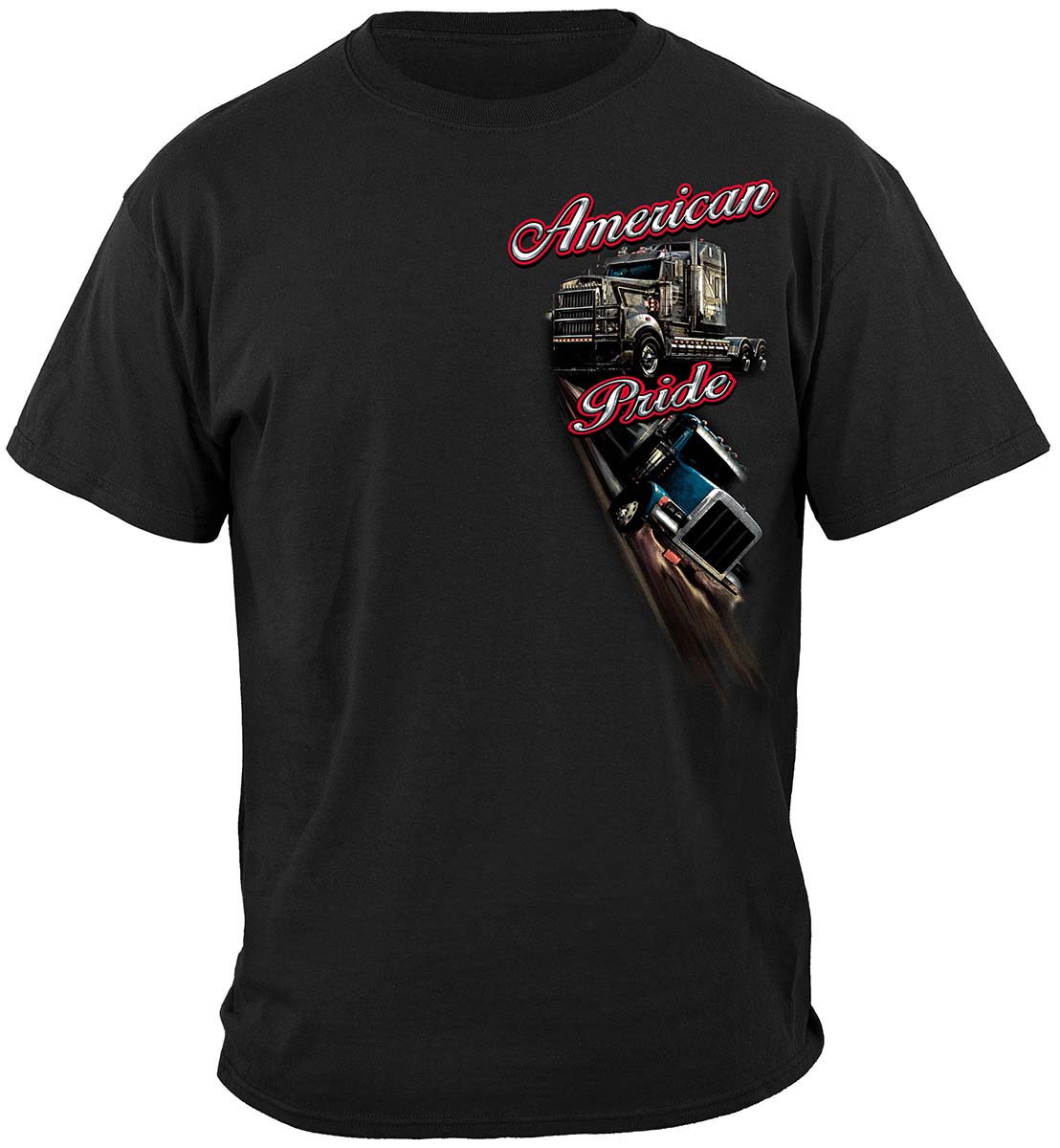 Trucker American Pride T-Shirt - front view