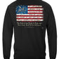 2nd Amendment The Right of the People Patriot Long Sleeve Shirt - back view