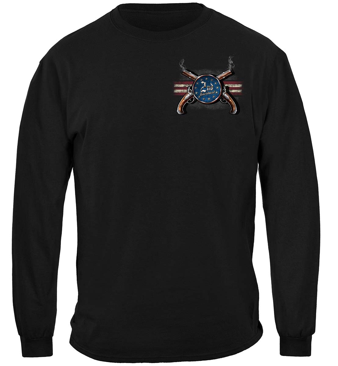 2nd Amendment The Right of the People Patriot Long Sleeve Shirt - front view