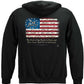 2nd Amendment The Right of the People Patriot Hoodie - back view