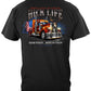 Hick Life Trucking Been There Hauled That T-Shirt - back view