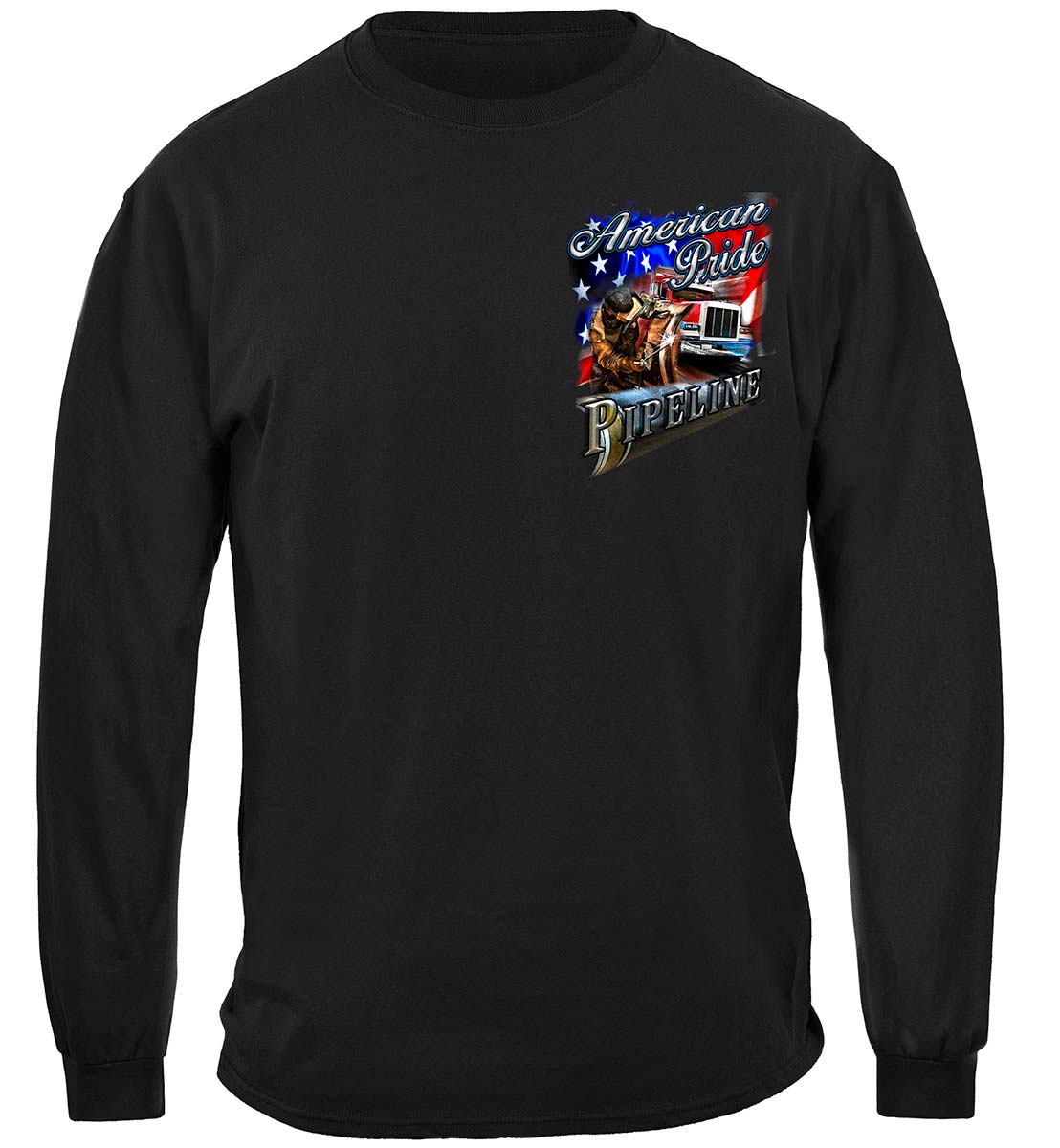 American Pride Pipeliner Long Sleeve Shirt - front view