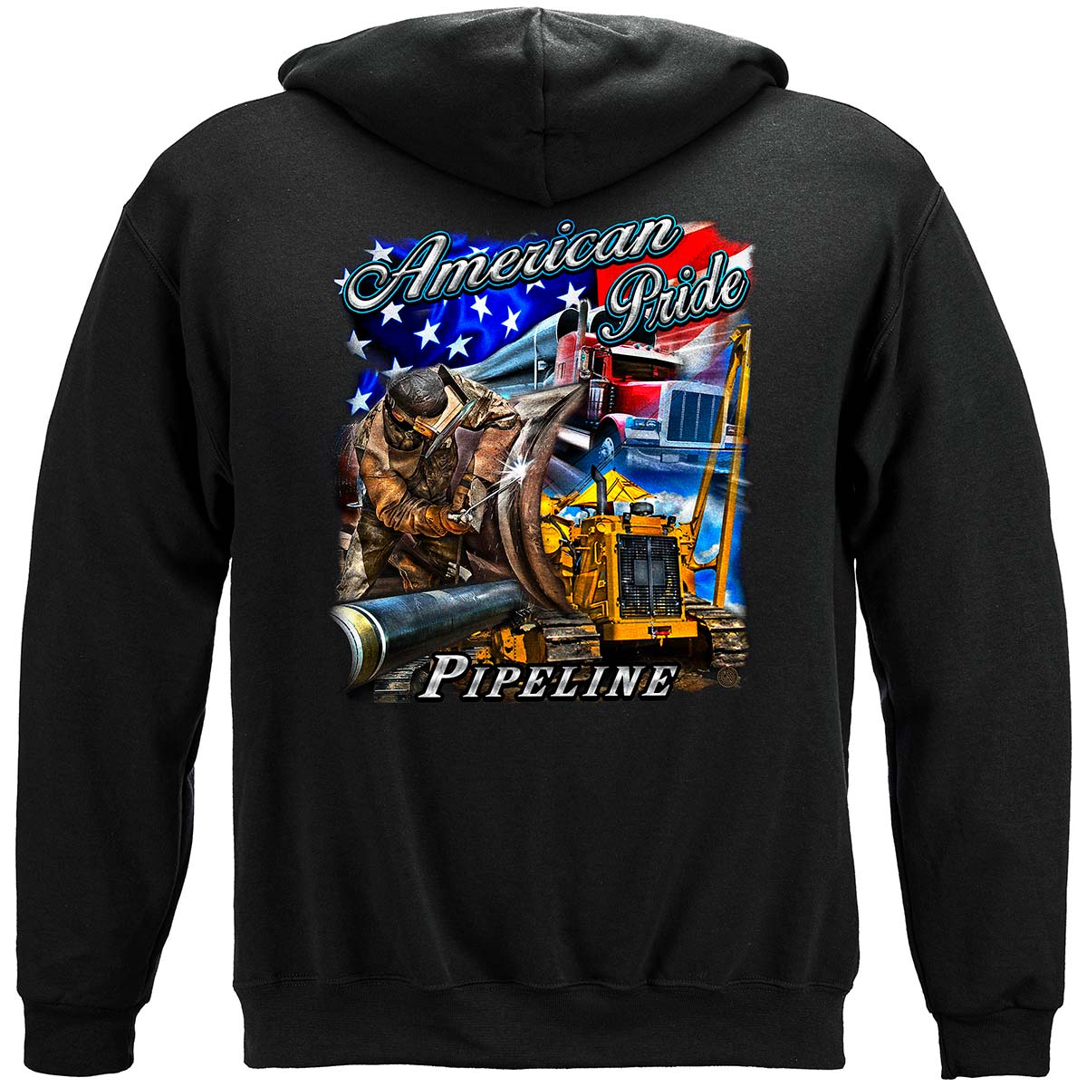 American Pride Pipeliner Hoodie - back view
