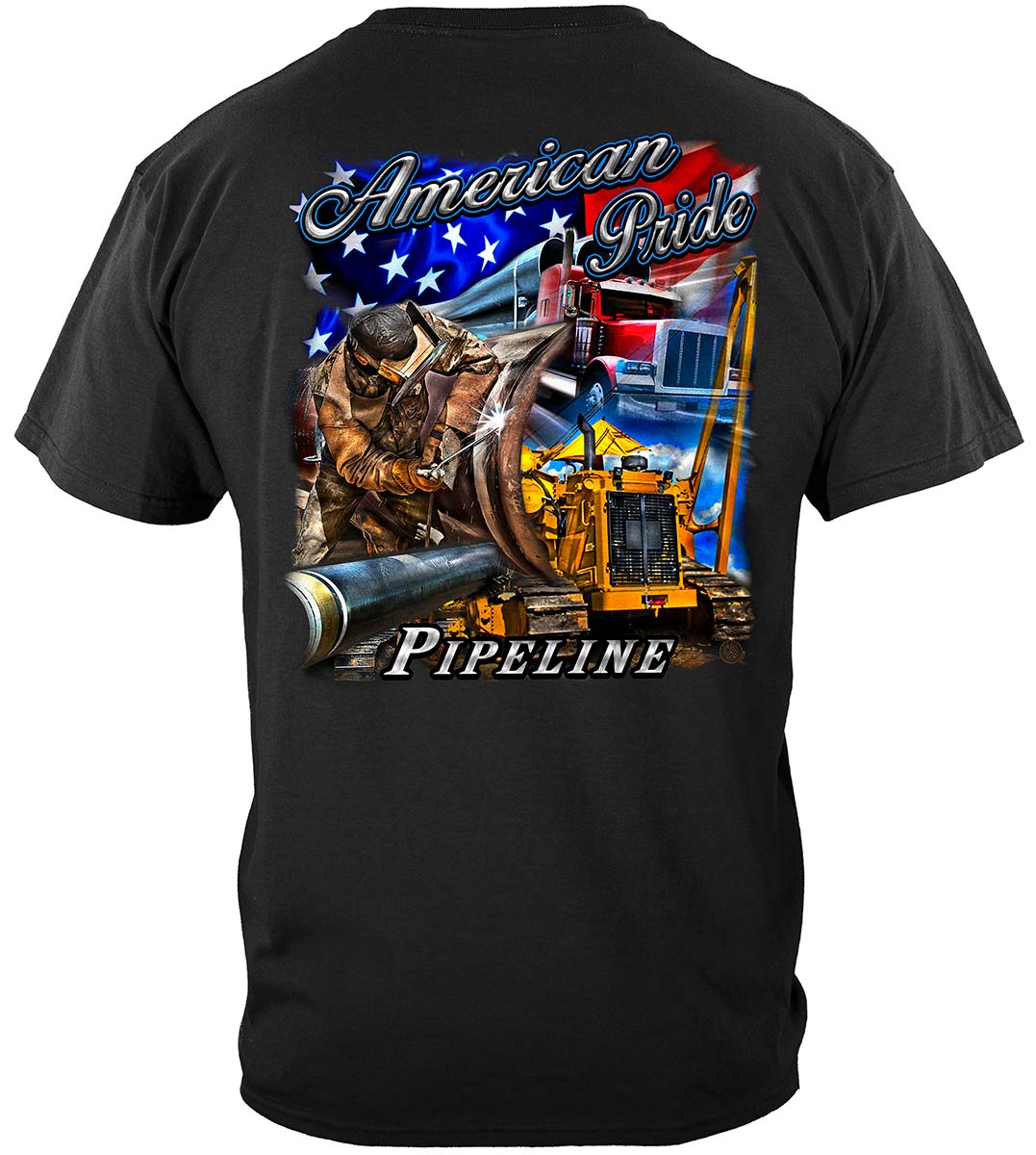 American Pride Pipeliner T-Shirt - back view