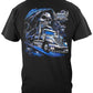 American Trucker Skull T-Shirt - back view