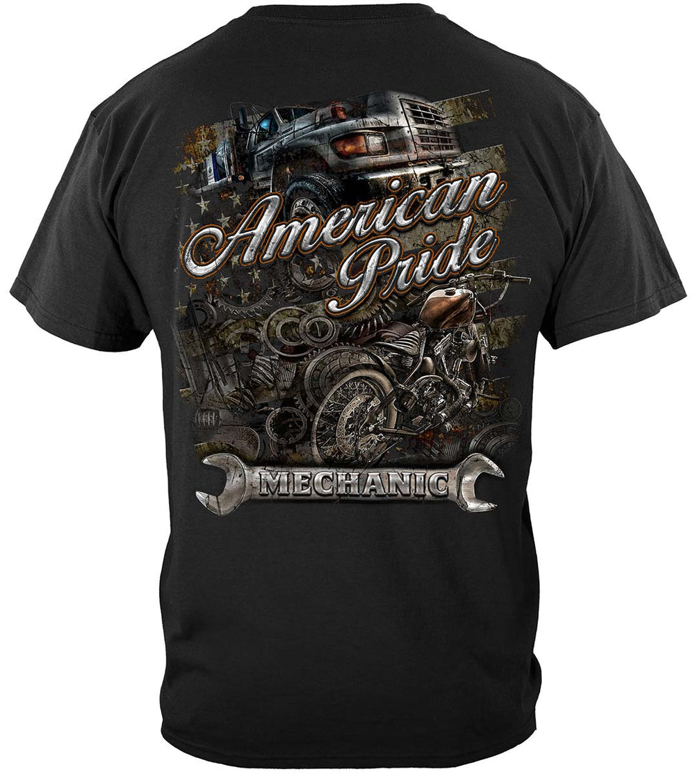 American Pride Mechanic T-Shirt - back view