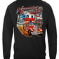 American Pride Firefighter Long Sleeve Shirt - back view