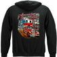 American Pride Firefighter Hoodie - back view