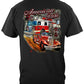 American Pride Firefighter T-Shirt - back view