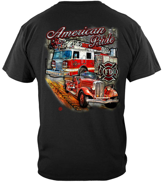 American Pride Firefighter T-Shirt - back view