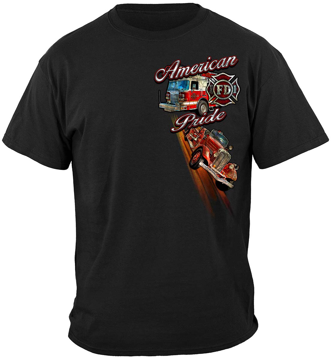 American Pride Firefighter T-Shirt - front view