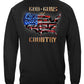 2nd Amendment God, Guns and Country Long Sleeve Shirt - back view
