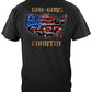 2nd Amendment God, Guns and Country T-Shirt - back view