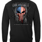 2nd Amendment Skull of Freedom Long Sleeve Shirt - back view