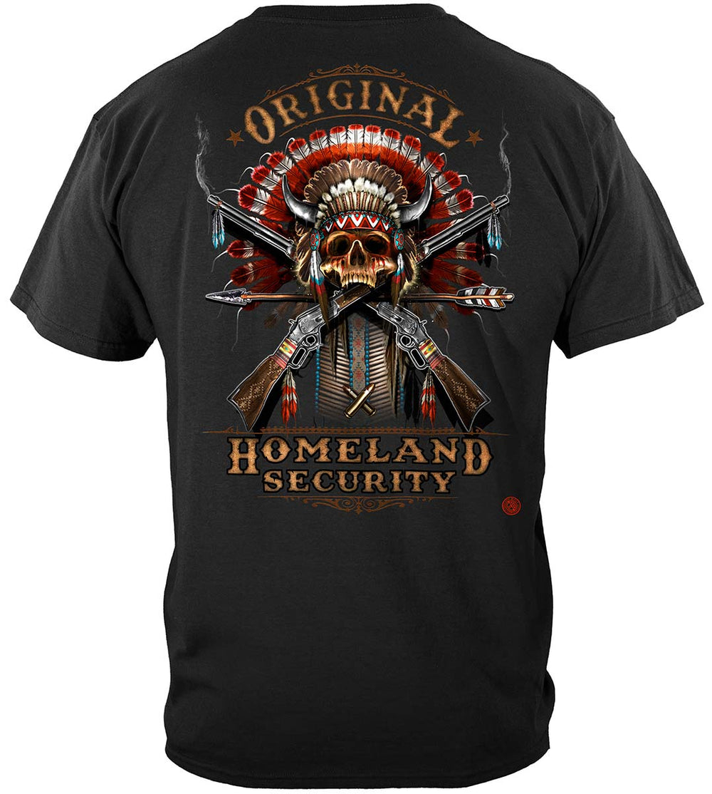 2nd Amendment Original Homeland Security T-Shirt - back view