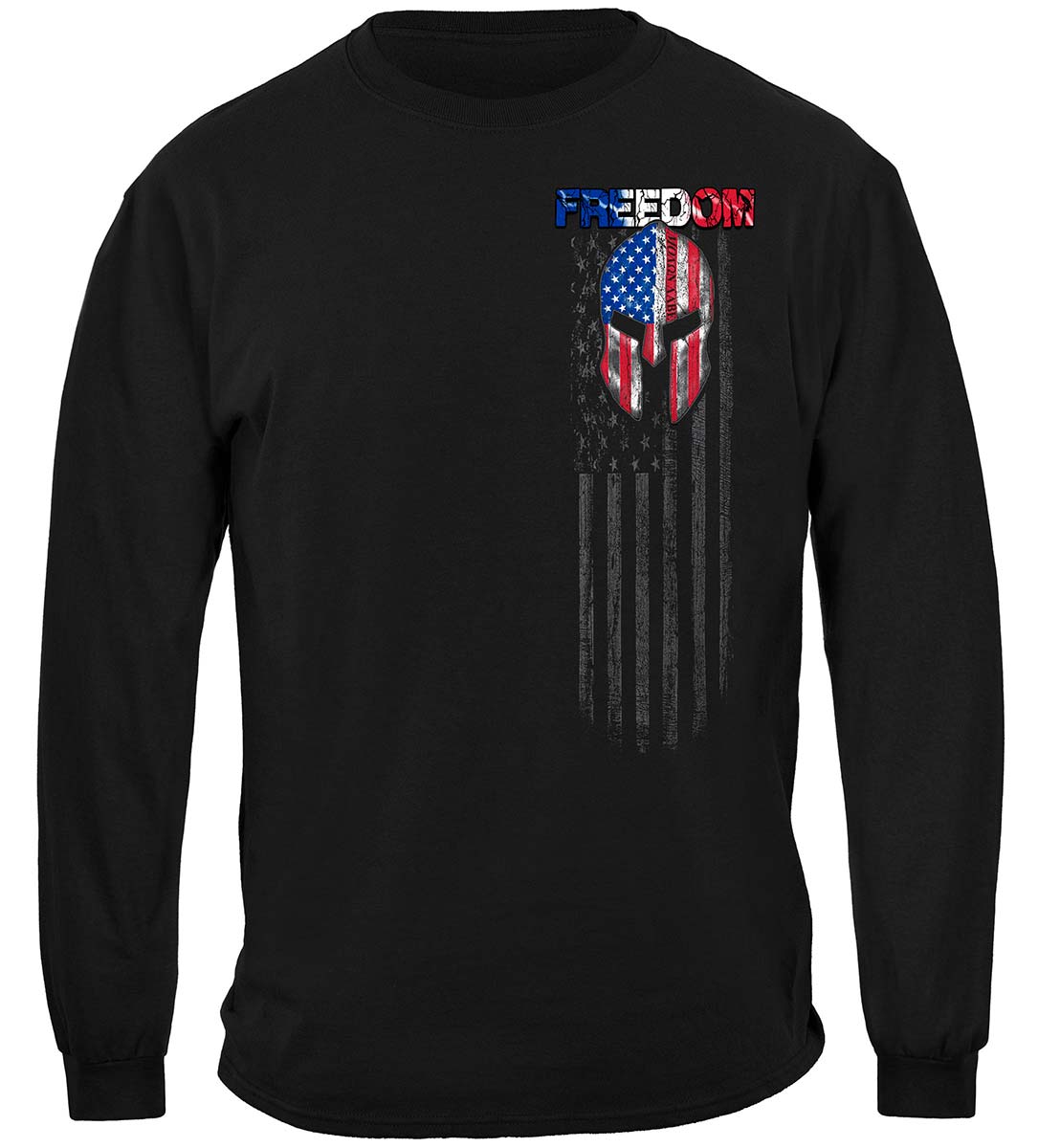 American Flag Freedom Come and Take It Long Sleeve Shirt - front view