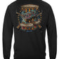 2nd Amendment Three Percenter Vintage Tattoo Long Sleeve Shirt - back view