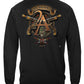 2nd Amendment Come and Take It Three Percenter Vintage Tattoo Long Sleeve Shirt - back view