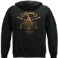 2nd Amendment Come and Take It Three Percenter Vintage Tattoo Hoodie - back view
