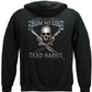 2nd Amendment Come and Take It From My Cold Dead Hands Hoodie - back view