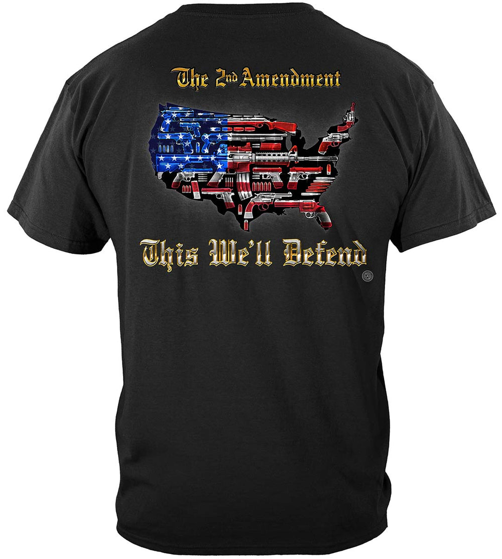 2nd Amendment This We'll Defend Classic T-Shirt - back view