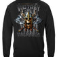 Victory or Valhalla American Flag Come and Take It Long Sleeve Shirt - back view