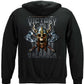 Victory or Valhalla American Flag Come and Take It Hoodie - back view