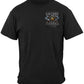 Victory or Valhalla American Flag Come and Take It T-Shirt - front view