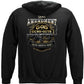 2nd Amendment God Guns and Guts Hoodie - back view