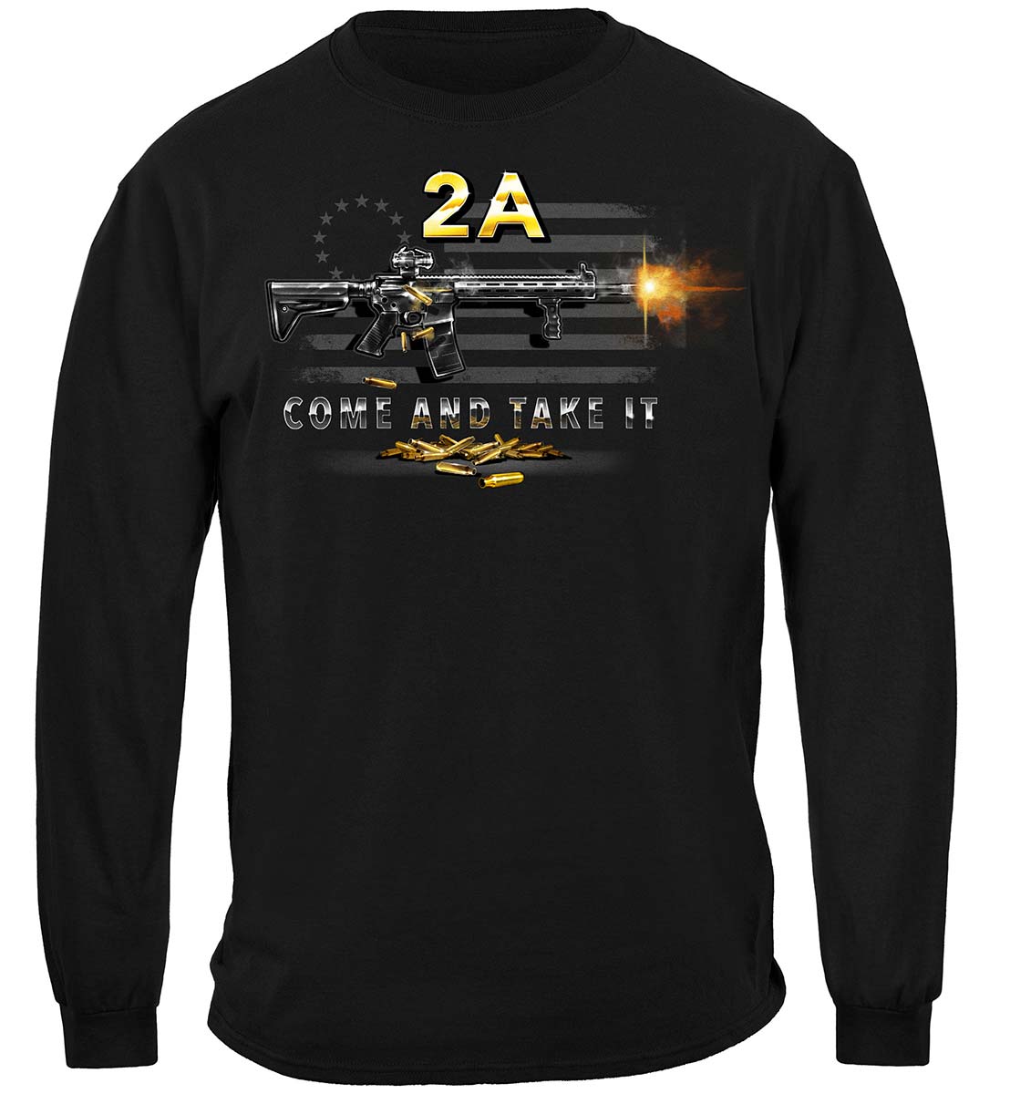 2nd Amendment This We'll Defend Long Sleeve Shirt - front view