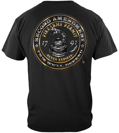 2nd Amendment This We'll Defend T-Shirt - back view