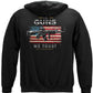 2nd Amendment In Guns We Trust Hoodie - back view