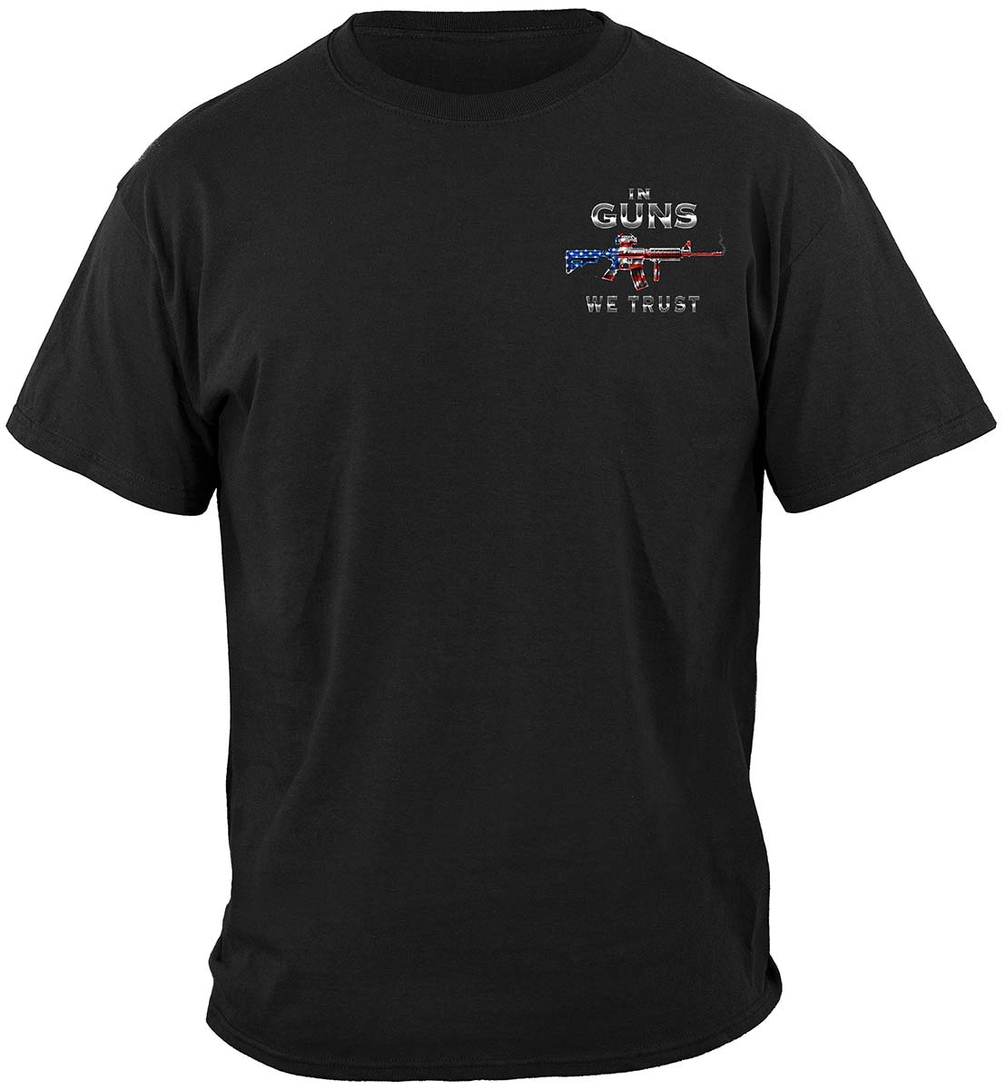 2nd Amendment In Guns We Trust T-Shirt - front view