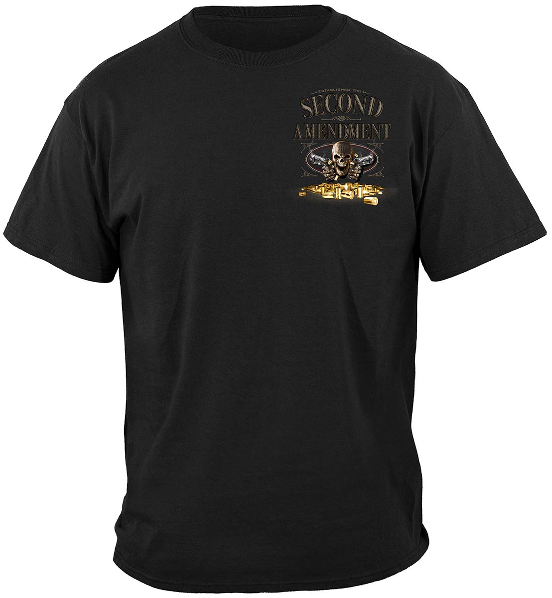 2nd Amendment If Only I Had a Gun T-Shirt - front view
