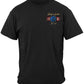 Patriotic 1776 Betsy Ross Flag Liberty and Justice for All T-Shirt - front view