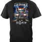 Trucker Chrome to the Bone Big Rig Brush Guard T-Shirt - back view