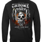 Trucker Chrome to the Bone Diesel Runs Deep Long Sleeve Shirt - back view
