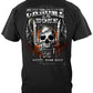 Trucker Chrome to the Bone Diesel Runs Deep T-Shirt - back view