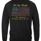 2nd Amendment Betsy Ross Flag We the People Long Sleeve Shirt - back view