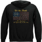 2nd Amendment Betsy Ross Flag We the People Hoodie - back view