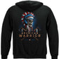 American Indian First Nation Warrior Hoodie - back view