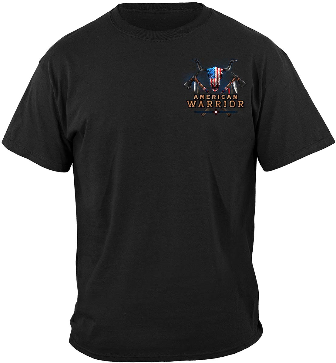 American Indian First Nation Warrior T-Shirt - front view