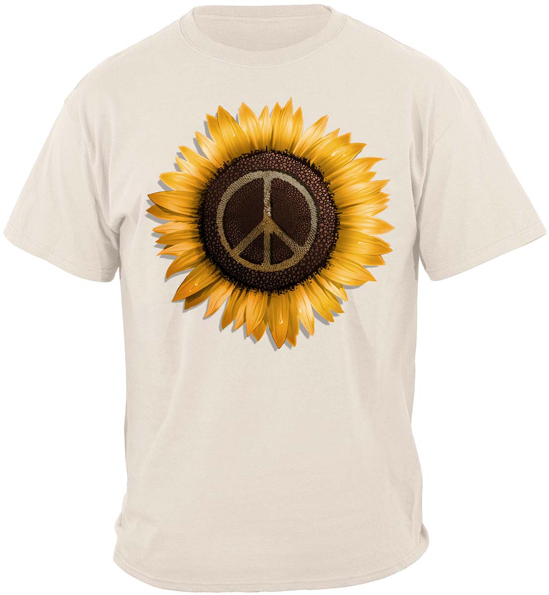 Ukraine National Flower Sunflower T-Shirt - front view