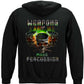 Drum Weapons of Mass Percussion Hoodie - back view