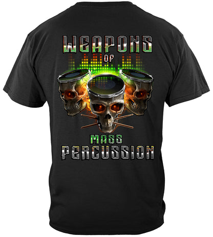 Drum Weapons of Mass Percussion T-Shirt - back view