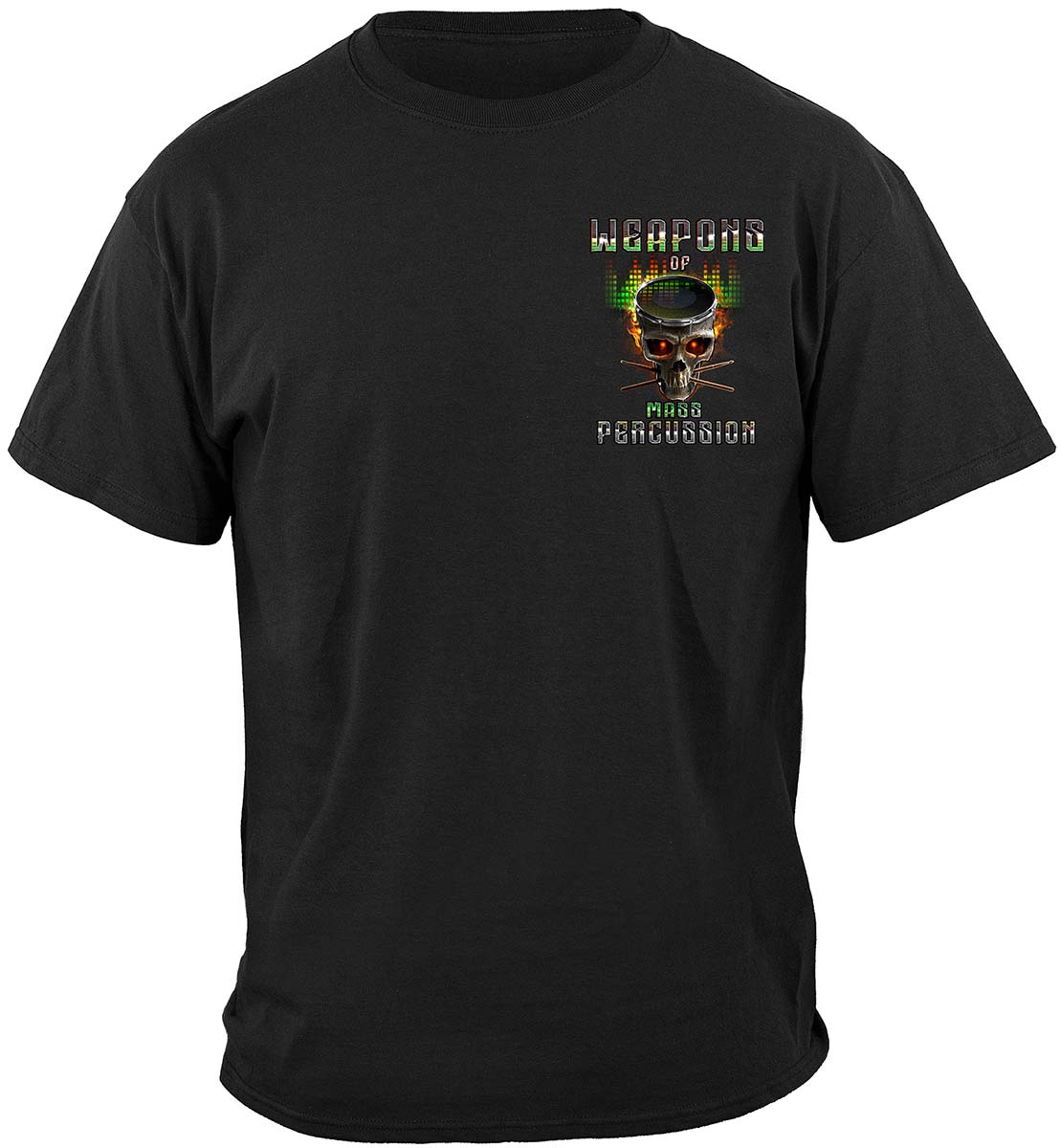 Drum Weapons of Mass Percussion T-Shirt - front view