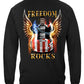 Guitar Freedom Rocks Long Sleeve Shirt - back view