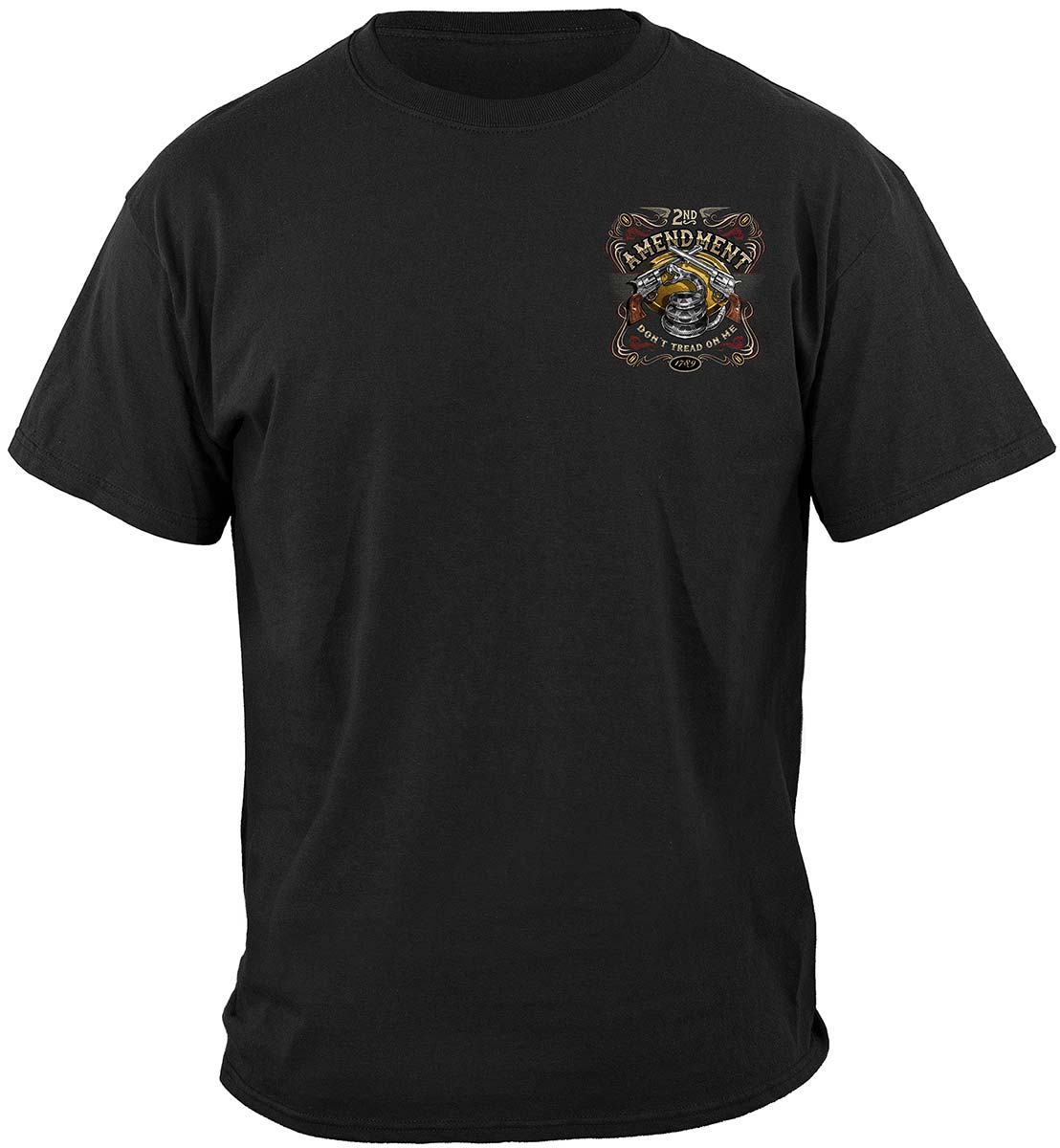 2A Old Fashioned Label Don't Tread on Me T-Shirt - front view