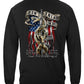 2nd Amendment Don't Tread Tattered Flag Long Sleeve Shirt - back view