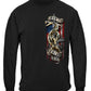 2nd Amendment Don't Tread Tattered Flag Long Sleeve Shirt - front view